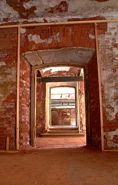 The second floor of the rear part of the fort - Fort Alexander