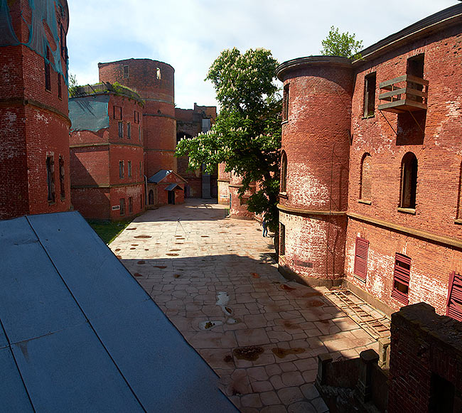 Inner yard of the fort - Fort Alexander