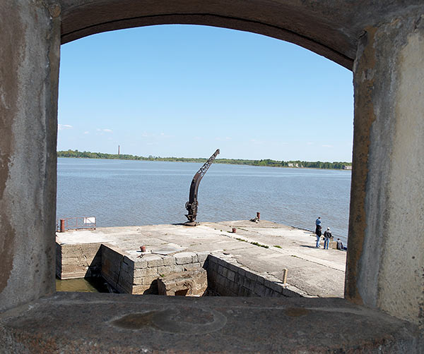 Pier at rearside of the fort - Fort Alexander