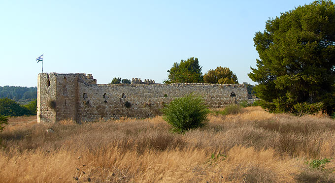 Antipatrida fortress, view from the south.