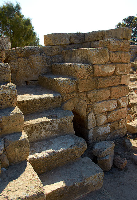 Staircase to the second floor - Caesarea