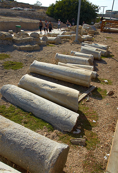 Roman columns - Caesarea
