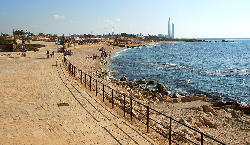 Coastal promenade - Caesarea