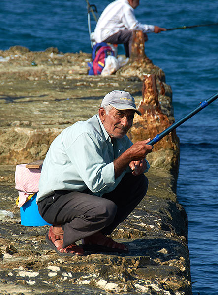 Fisherman - Caesarea