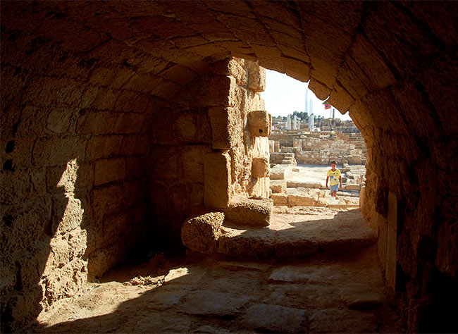 The catacomb - Caesarea