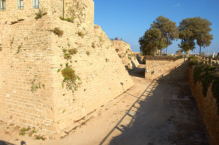Dry moat - Caesarea