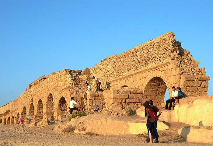 Second line of Aqueduct - Caesarea