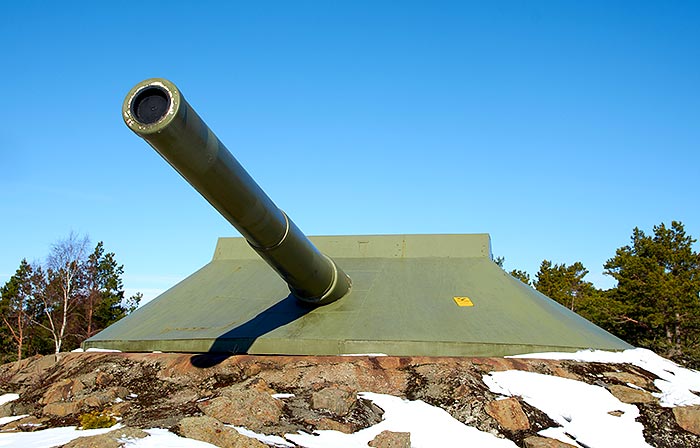 240 mm gun of battery Jarflotta - Coastal Artillery