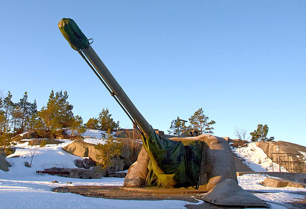 #1 - 105 mm m/50 coastal turret cannon