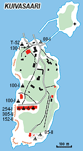 Kuivasaari island map