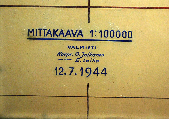 #12 - 1944 the inscription in bottom-left angle of the board