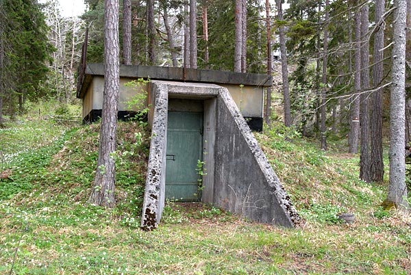 Bunker in the woods near the Torsburgen plateau - Gotland fortifications