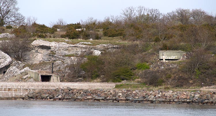 Fortified shore of the bay of Harrvik - Gotland fortifications