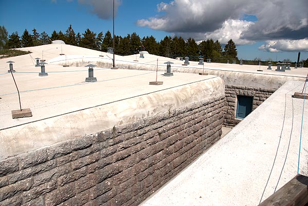 Central part of the fort - Gotland fortifications