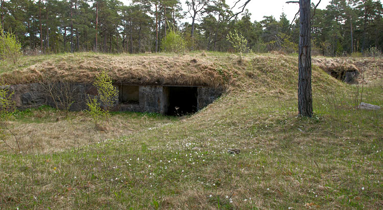 Mojner battery near Boge (Slite) - Gotland fortifications