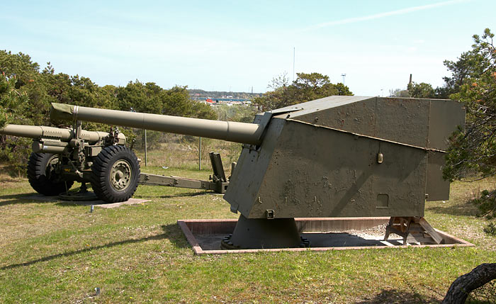 15 sm Bofors gun - Gotland fortifications