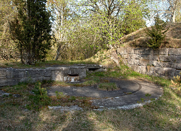 Gun's emplacement - Gotland fortifications