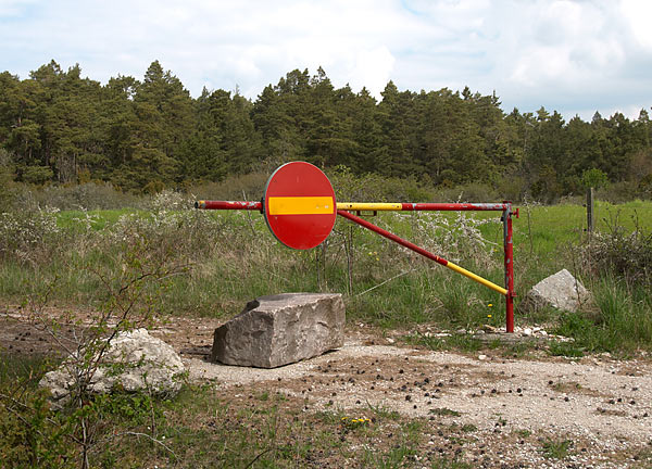 Restricted area - Gotland fortifications