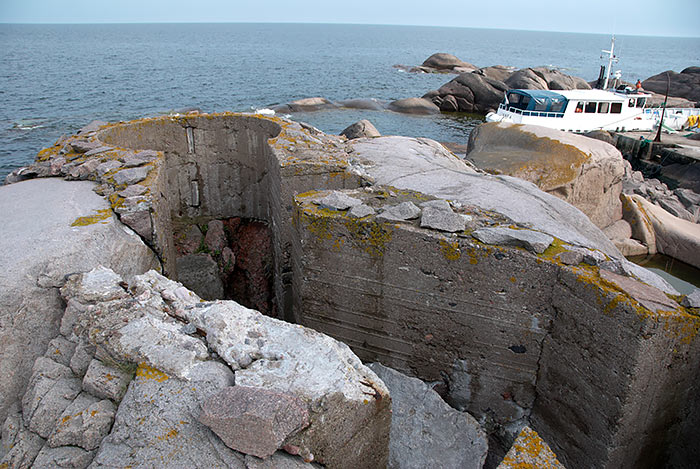 Rifle position at the pier