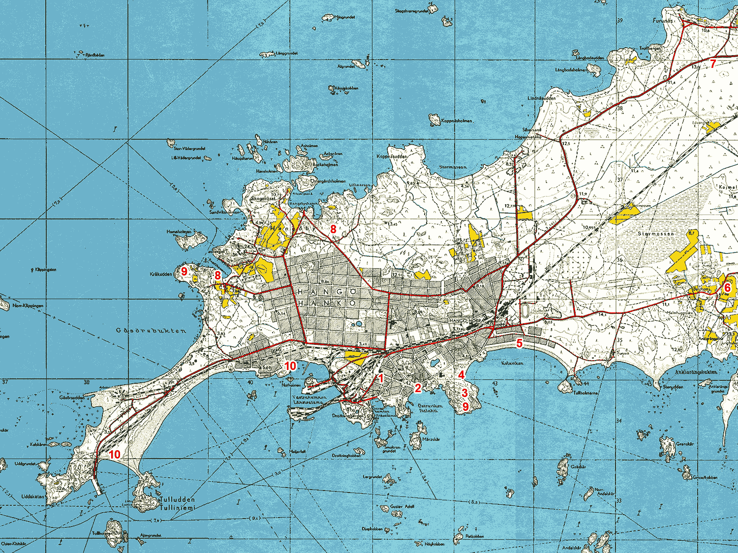 Hanko town plan