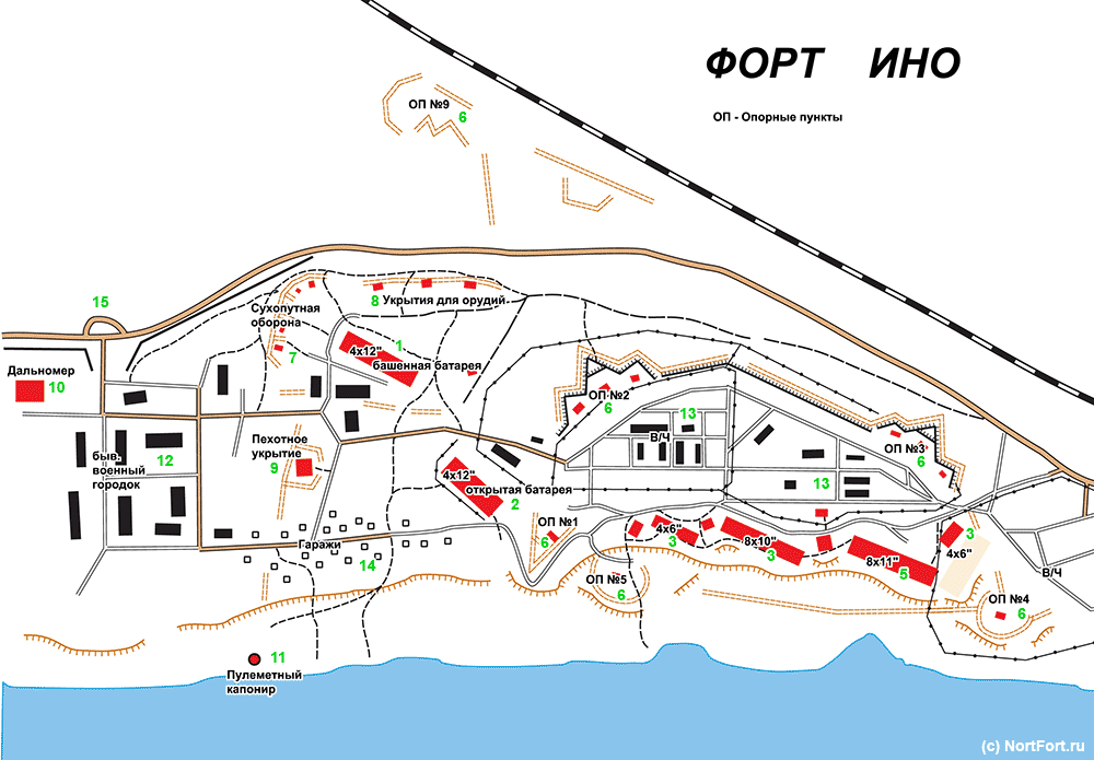 Fort Ino layout