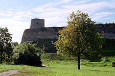 Sigt of the fortress of Izborsk