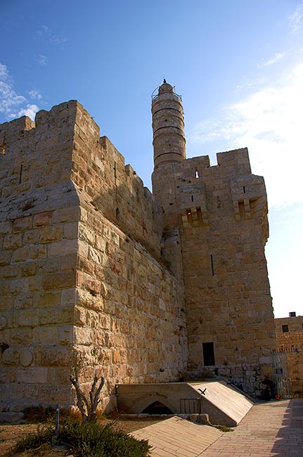 Tower with minaret - Jerusalem