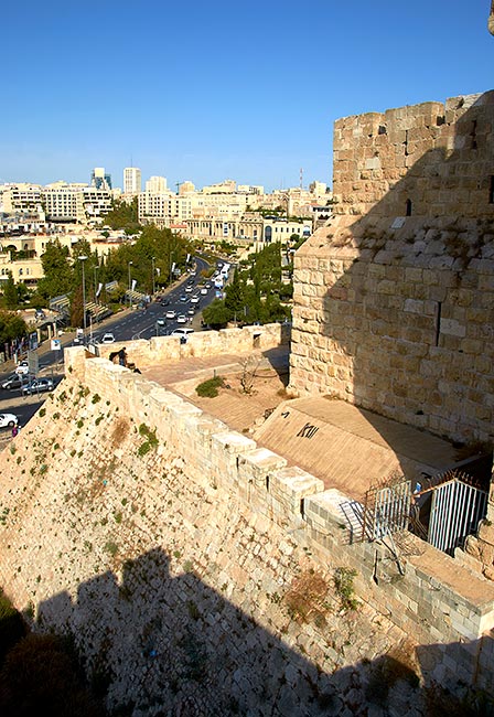 Citadel above the Mew city of Jerusalem - Jerusalem