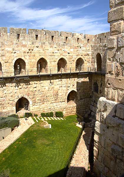 Courtyard of the Citadel - Jerusalem