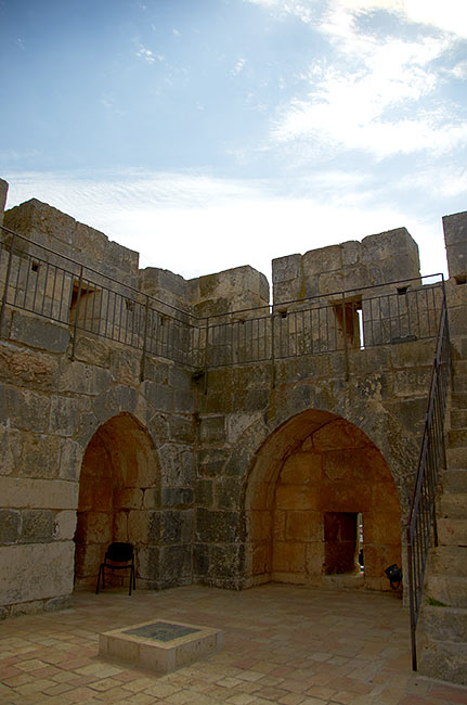 Upper platform of the tower with minaret - Jerusalem