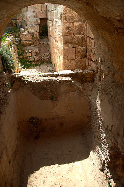 Ancient basement room - Jerusalem