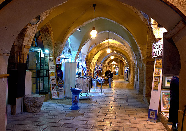 12th century underground street - Jerusalem