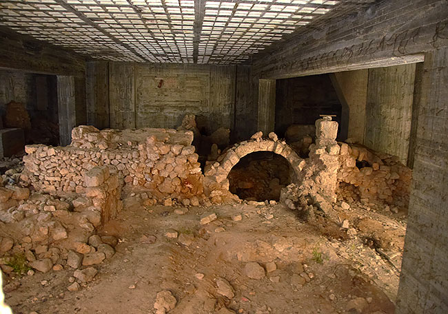 Ruins of the house of the high priest Caiaphas - Jerusalem
