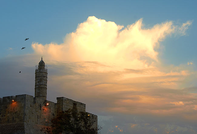 #45 - Jerusalem Citadel after sunset