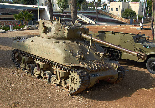 Sherman tank - Jerusalem