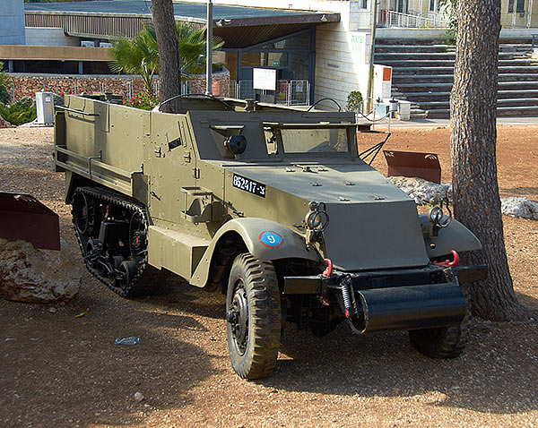 American M3 armored personnel carrier - Jerusalem