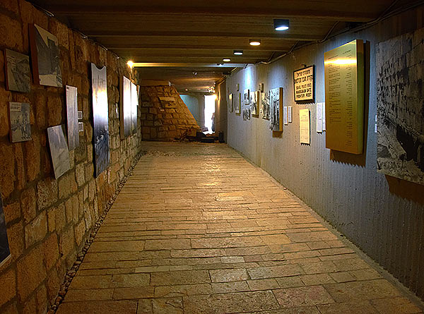 Underground gallery - Jerusalem
