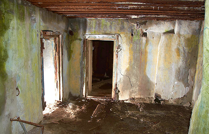 Entrance casemate of the bunker - KaUR