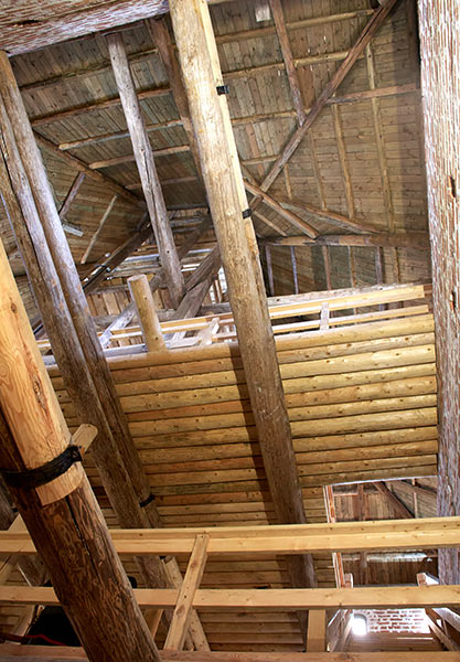 #42 - Interiors of the Kazan Tower - view up