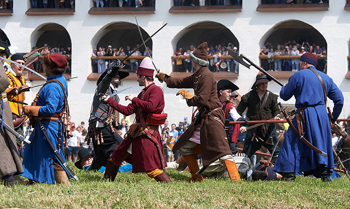 Medieval festival in the monastery
