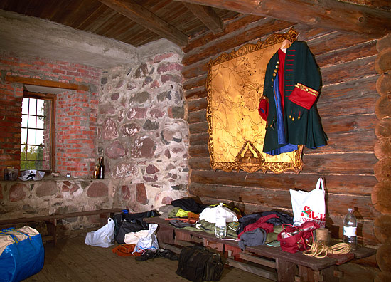 Interiors of the second floor of Kruglaya Tower - Kexholm