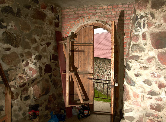Entry to the second tier of the Round Tower - Kexholm