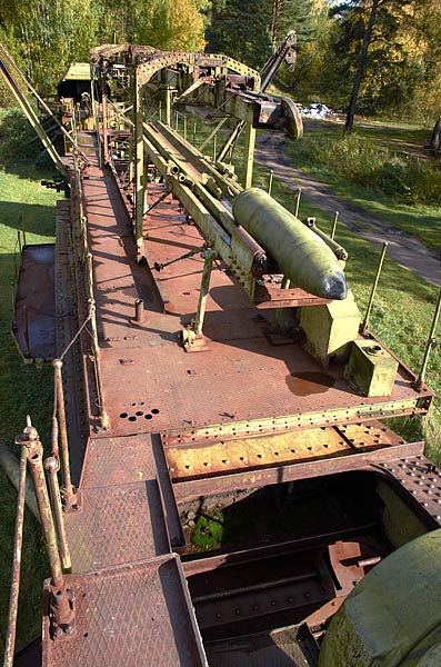 Shell delivering system - Fort Krasnaya Gorka