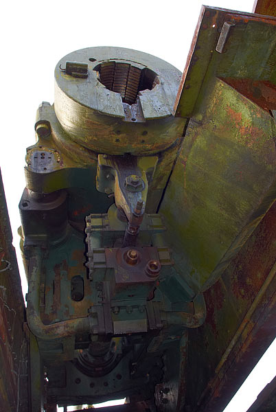 12-inch gun's breech - bottom view - Fort Krasnaya Gorka