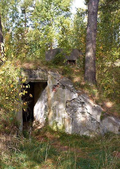 Entrance to the dungeons - Fort Krasnaya Gorka