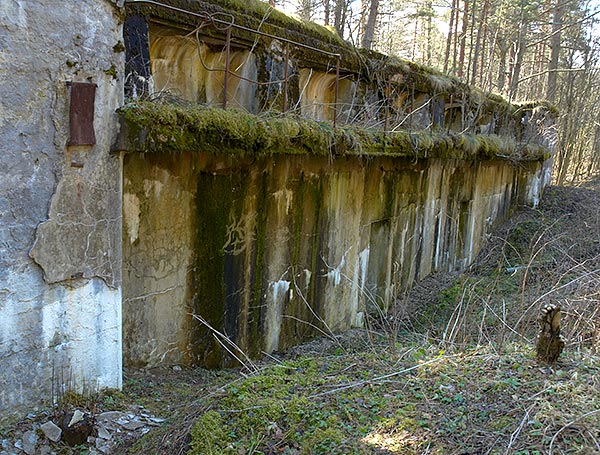 Rear part of the caponier - Fort Krasnaya Gorka