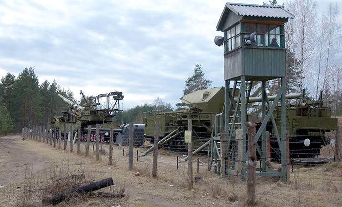 Railway guns site in 2008 - Fort Krasnaya Gorka