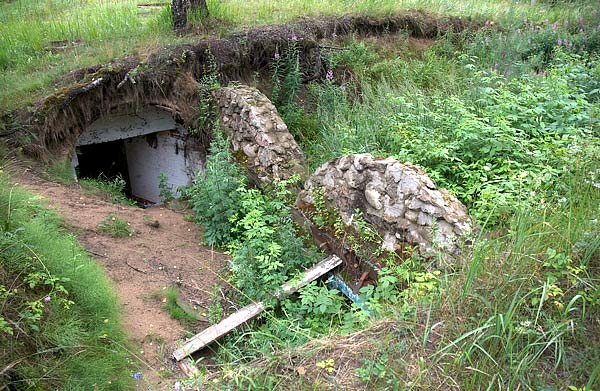 Ruined powder cellar of 11-inch battery - Fort Krasnaya Gorka