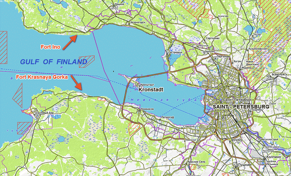 Gulf of Finland map