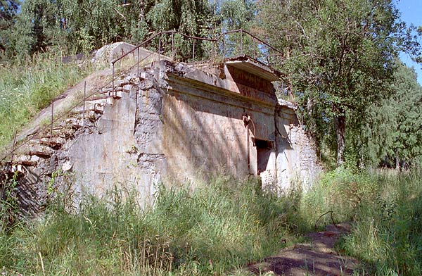 Concrete travers - Fort Krasnaya Gorka